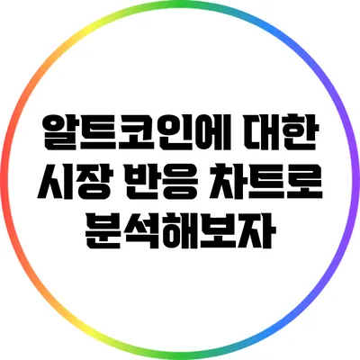 알트코인에 대한 시장 반응: 차트로 분석해보자